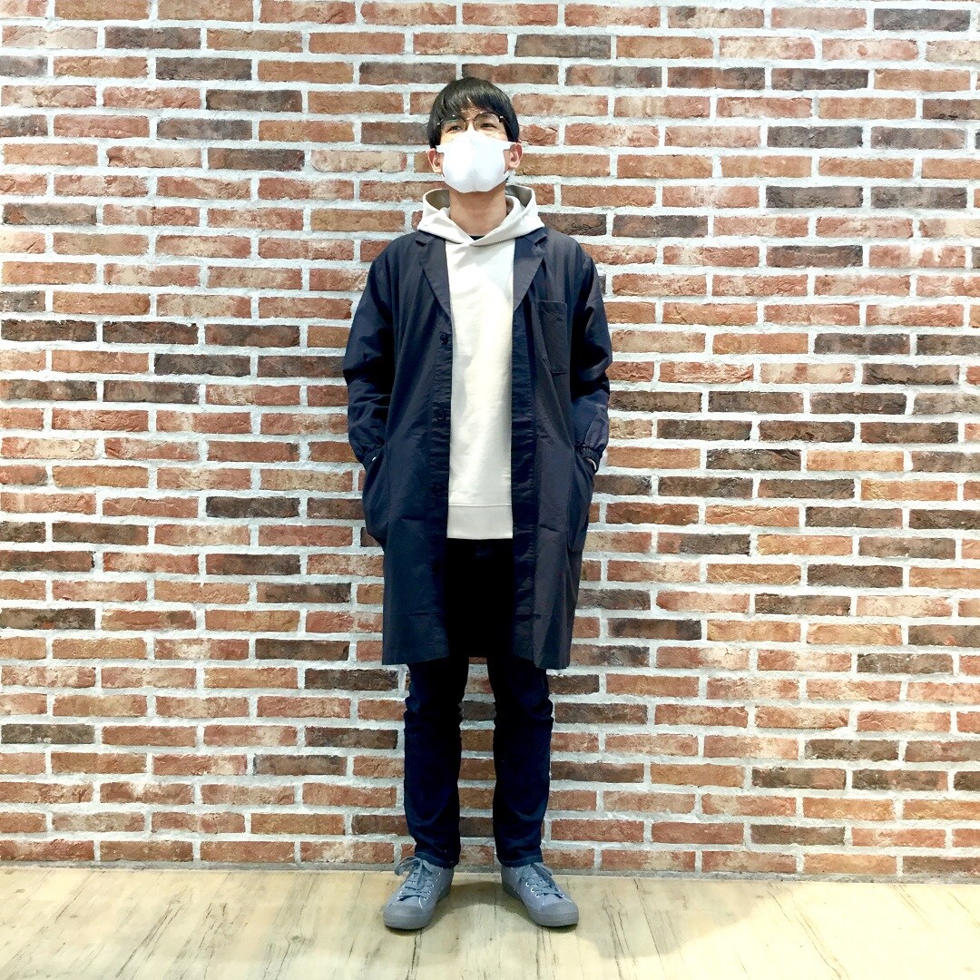 無印良品 ダッフルコート ネイビー
